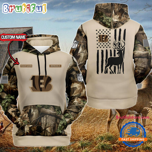 NFL Cincinnati Bengals Special Deer Hunting Custom Hoodie, Sweatshirt, TShirt