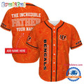 NFL Cincinnati Bengals The Increadible Father Baseball Jersey