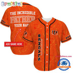 NFL Cincinnati Bengals The Increadible Father Baseball Jersey