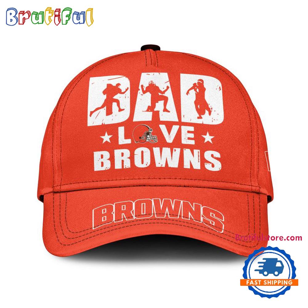 NFL Cleveland Browns Dad Love Best Father’s Day Baseball Cap