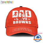NFL Cleveland Browns Dad Love Best Father’s Day Baseball Cap