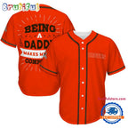 NFL Cleveland Browns Football Being A Daddy Father’s Day Baseball Jersey