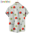 NFL Cleveland Browns Football Team Logo Funny Aloha Hawaiian Shirt