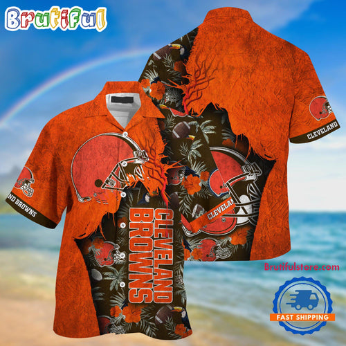 NFL Cleveland Browns Football Team Summer God Hawaii Shirt