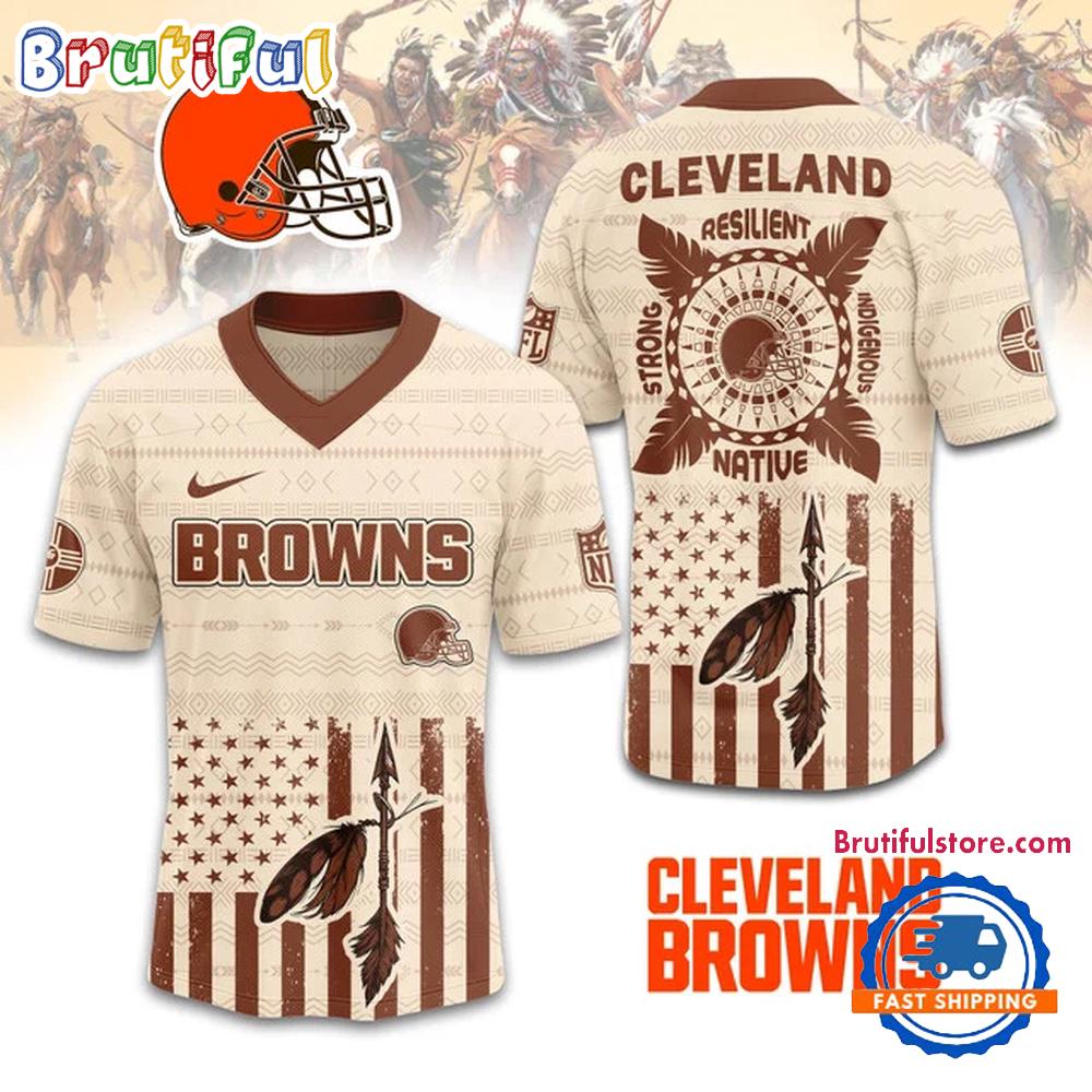 NFL Cleveland Browns Native American 2025 Football Jersey