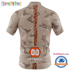 NFL Cleveland Browns Special Desert Camo Cycling Jersey, Custom Football Jersey Shirt