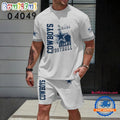 NFL Dallas Cowboys 3D Printed T Shirt And Shorts Set