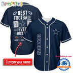 NFL Dallas Cowboys Best Dad Ever Baseball Jersey