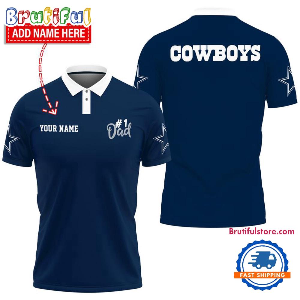 NFL Dallas Cowboys Best Dad Wonderful Father’s Day Polo Shirts