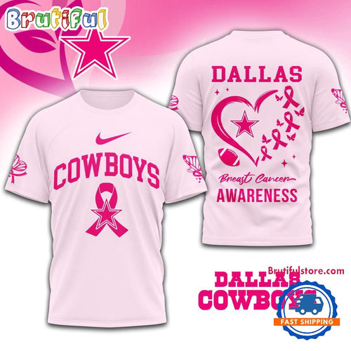 NFL Dallas Cowboys Breast Cancer Awareness Limited Edition Unisex T Shirt