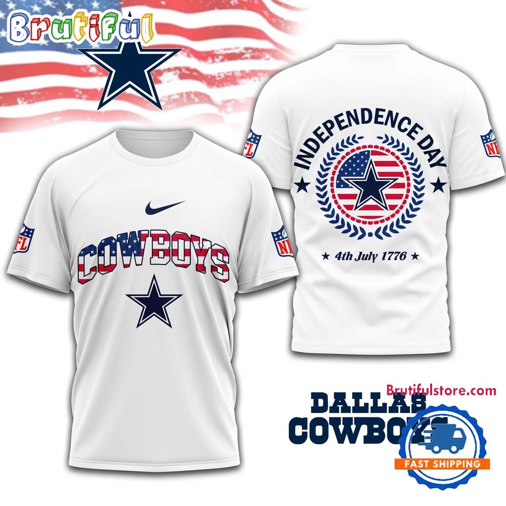 NFL Dallas Cowboys Football Team Independence Day New Design 3D Shirt