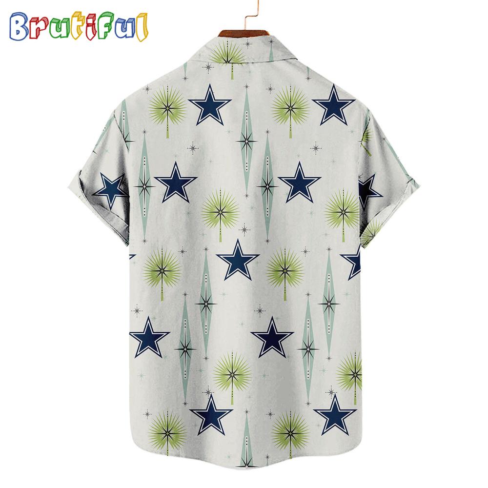 NFL Dallas Cowboys Football Team Logo Funny Aloha Hawaiian Shirt