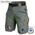 NFL Dallas Cowboys Football Team Military Tactical Shorts