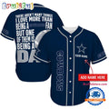 NFL Dallas Cowboys I Love Being A Dad Father’s Day Baseball Jersey