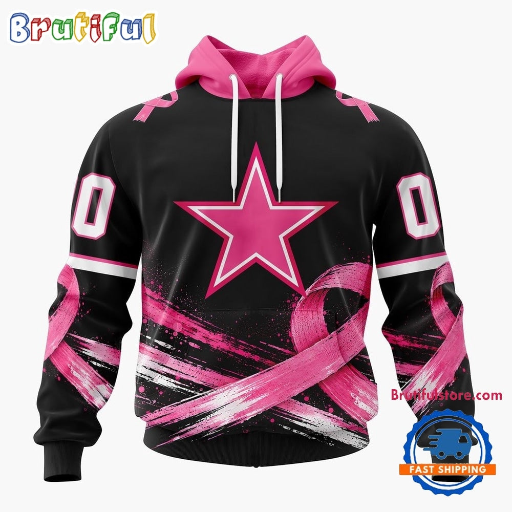 NFL Dallas Cowboys Personalized Pink Fights Breast Cancer 2026 Design Hoodie, TShirt, Sweatshirt
