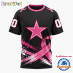 NFL Dallas Cowboys Personalized Pink Fights Breast Cancer 2026 Design Hoodie, TShirt, Sweatshirt