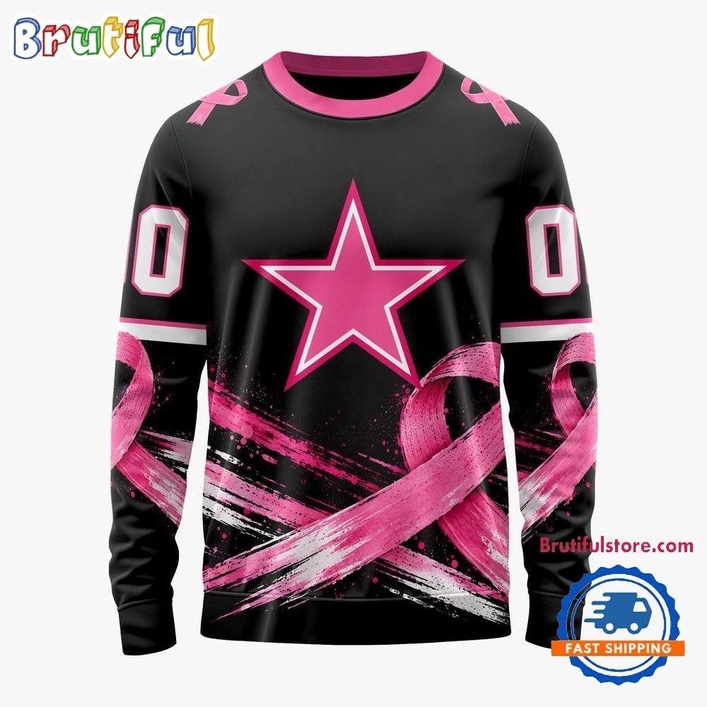NFL Dallas Cowboys Personalized Pink Fights Breast Cancer 2026 Design Hoodie, TShirt, Sweatshirt