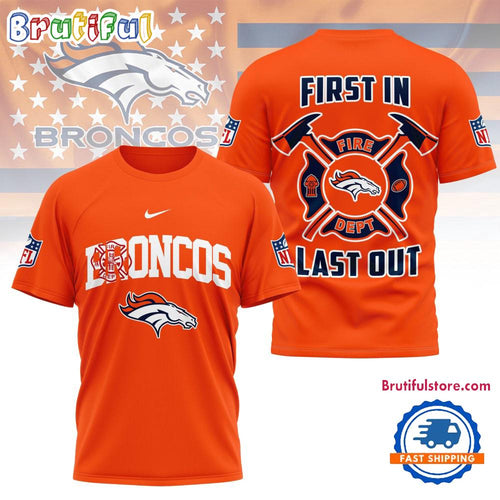 NFL Denver Broncos 2025 Fire Dept Unisex 3D Shirt
