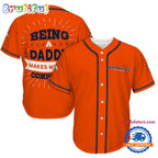 NFL Denver Broncos Football Being A Daddy Father’s Day Baseball Jersey