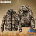 NFL Denver Broncos Football Camo Hunting Deer Windbreaker Outdoor Jacket