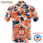 NFL Denver Broncos Football Team Colorful Camo Cycling Jersey