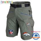 NFL Denver Broncos Football Team Military Tactical Shorts