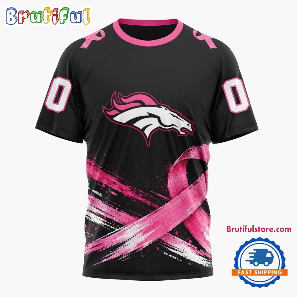 NFL Denver Broncos Personalized Pink Fights Breast Cancer 2026 Design Hoodie, TShirt, Sweatshirt