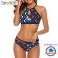 NFL Denver Broncos Sport Trendy Summer Beach Women’s Cami 2 Piece Bikini