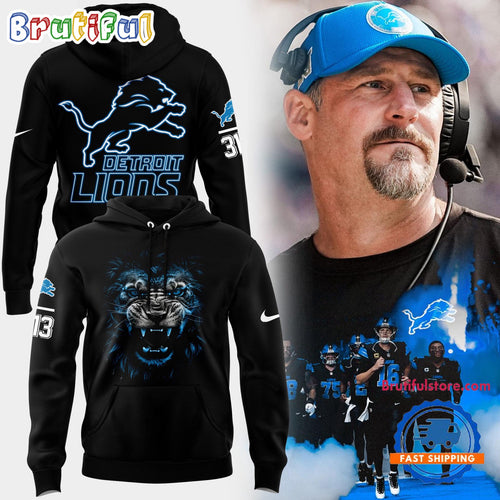 NFL Detroit Lions 313 Limited Edition Black Hoodie