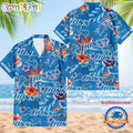 NFL Detroit Lions Football Team Flower Summer Design Hawaiian Button Shirt