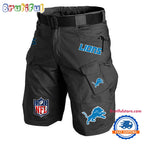 NFL Detroit Lions Football Team Military Tactical Shorts