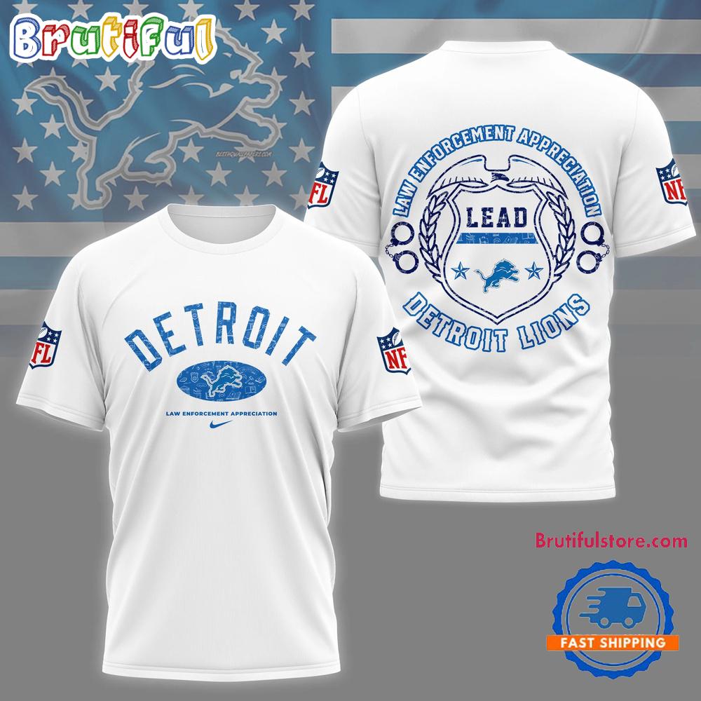 NFL Detroit Lions Law Appreciation Month 3D Shirt