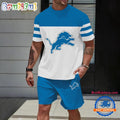 NFL Detroit Lions Trendy Summer T Shirt And Shorts Set
