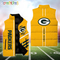 NFL Green Bay Packers Football New Season Personalized Sleeveless Down Puffer Jacket