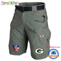 NFL Green Bay Packers Football Team Military Tactical Shorts