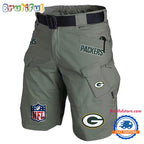 NFL Green Bay Packers Football Team Military Tactical Shorts