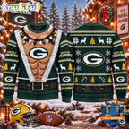 NFL Green Bay Packers Funny Body Design Christmas Ugly Sweater