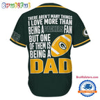 NFL Green Bay Packers I Love Being A Dad Father’s Day Baseball Jersey
