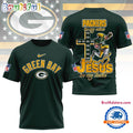 NFL Green Bay Packers Jesus In My Veins In My Heart All Over Print Shirt