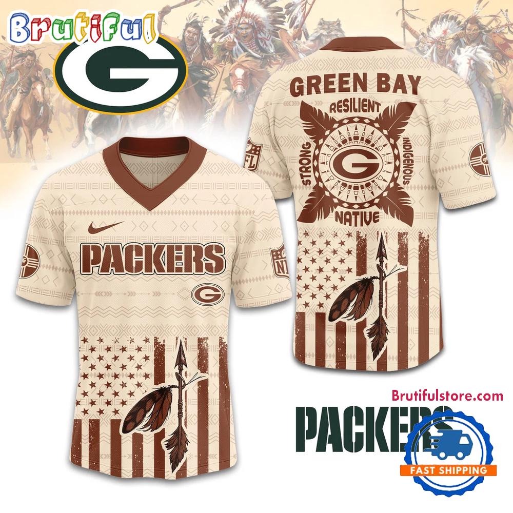 NFL Green Bay Packers Native American 2025 Football Jersey
