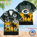 NFL Green Bay Packers Palm Tree Summer Design Aloha Hawaiian Shirt