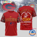 NFL Green Bay Packers US Marines 250 Years Semper Fidelis 3D Shirt