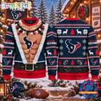NFL Houston Texans Funny Body Design Christmas Ugly Sweater