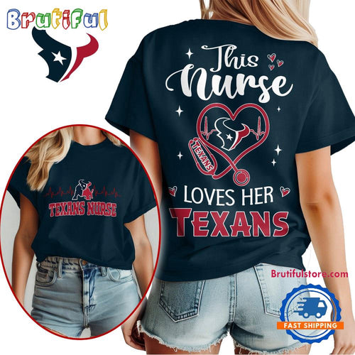 NFL Houston Texans Nurse Appreciation Month Limited Edition Vintage T Shirt