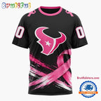 NFL Houston Texans Personalized Pink Fights Breast Cancer 2026 Design Hoodie, TShirt, Sweatshirt