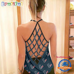 NFL Houston Texans USA Independence Day Women’s Criss Cross Tank Top