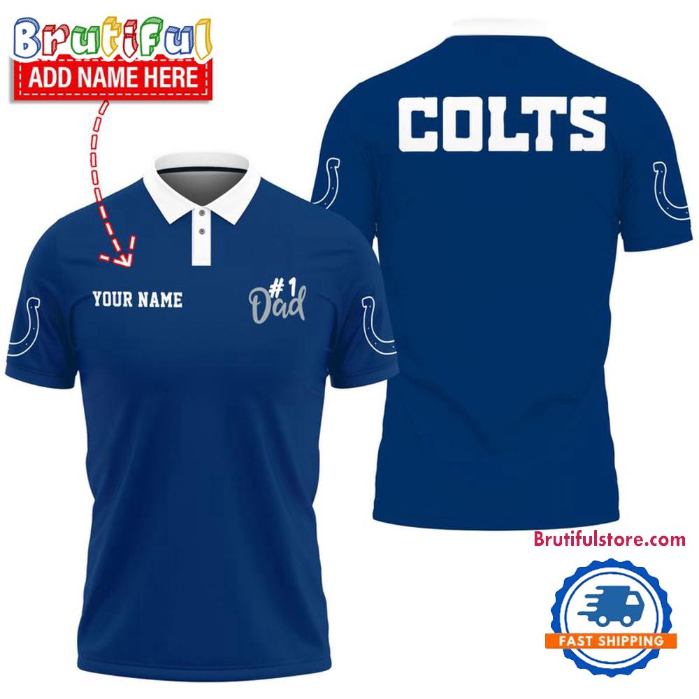 NFL Indianapolis Colts Best Dad Wonderful Father’s Day Polo Shirts