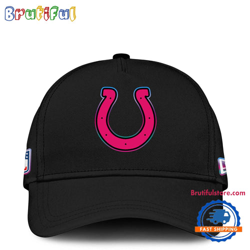 NFL Indianapolis Colts Crucial Catch Pink Breast Cancer Awareness New Football Cap Hats