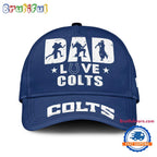 NFL Indianapolis Colts Dad Love Best Father’s Day Baseball Cap