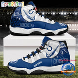 NFL Indianapolis Colts Football Team Custom Air Jordan 11 Shoes